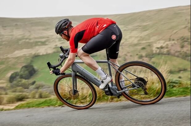 man on a ebike